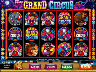 The Grand Circus Free Spins